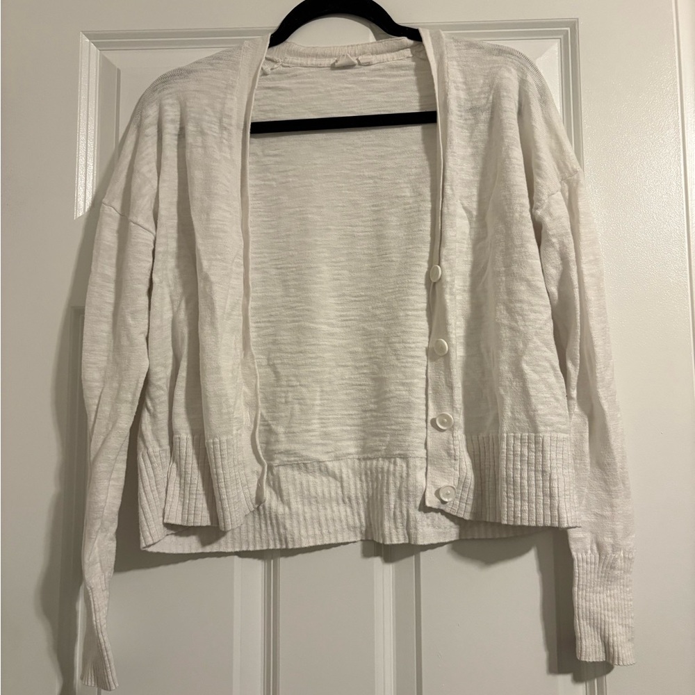 Gap White Cardigan
